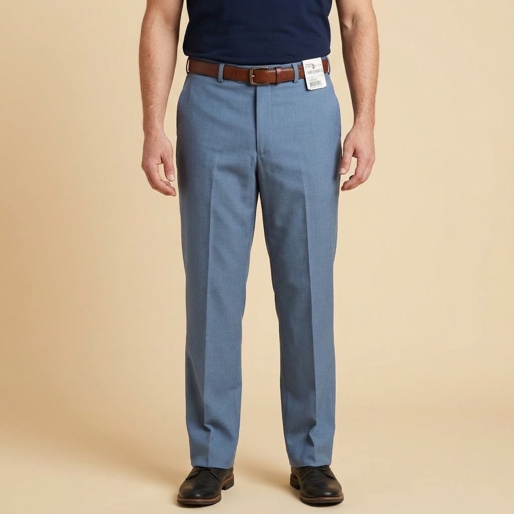 Flying Cross 32247 Duty Uniform Pants Men 38 REG Blue Polyester Wool NWT